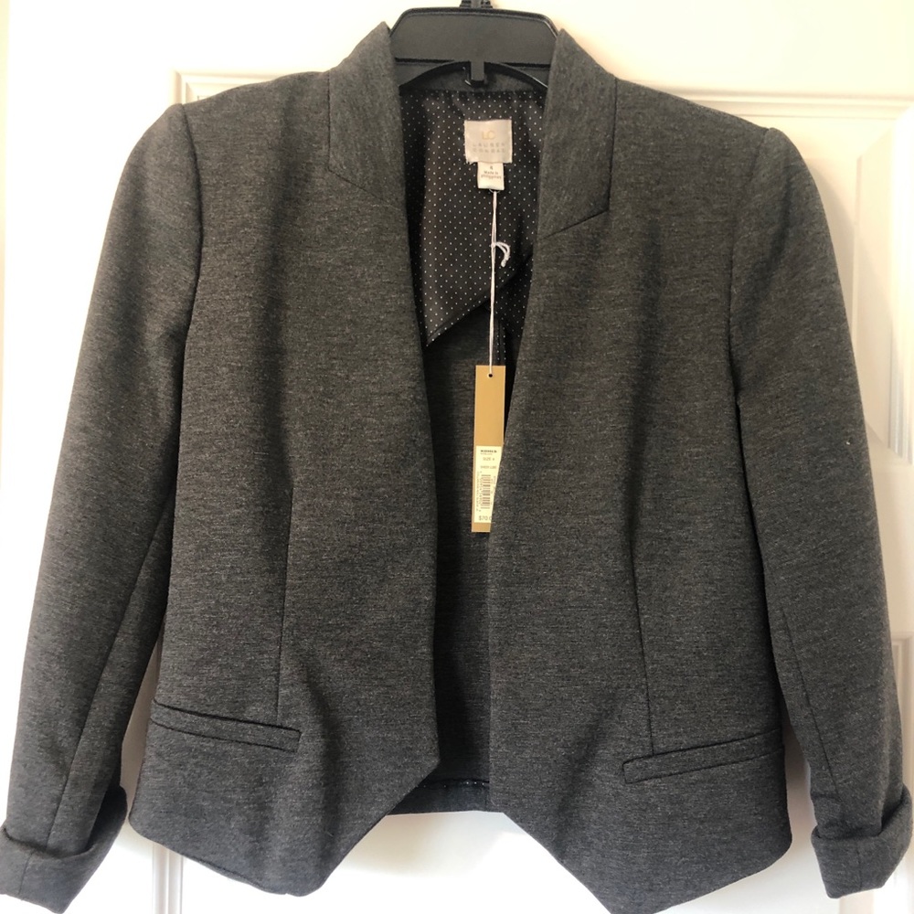 Lauren Conrad LC Blazer Gray NWT